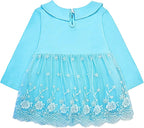 Peacolate 6M-4Years Spring Fall Baby Girls Clothing Set 3pcs Long Sleeve Dress - Image 8