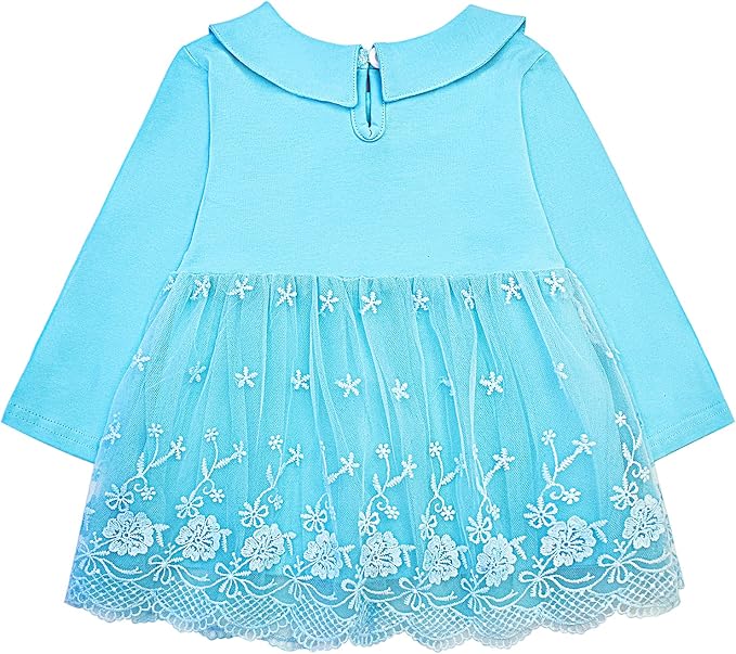 Peacolate 6M-4Years Spring Fall Baby Girls Clothing Set 3pcs Long Sleeve Dress - Image 8