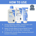 CeraVe Baby Eczema Relief Cream, 1% Colloidal Oatmeal Cream - Image 5