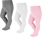 EPEIUS Baby Girl Tights Thick Cable Knit Leggings Stockings Cotton Pantyhose by EPEIUS