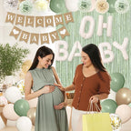 Ouddy Party Sage Green Baby Shower Decorations - Image 6