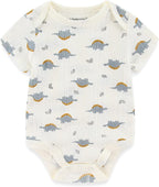 Kiddiezoom Newborn Baby Unisex Cotton One-Piece Bodysuits Baby Gift 5-Pack Baby - Image 3