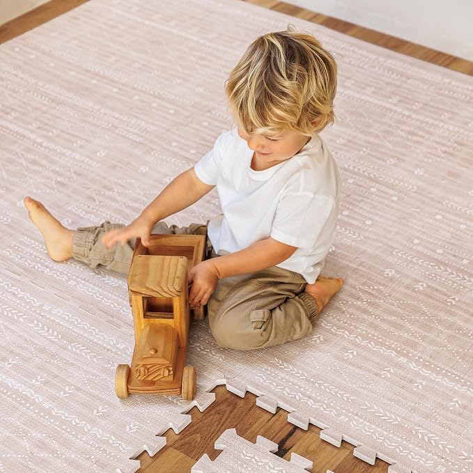 Lillefolk Baby Play Mat for Floor – 4x6ft Dusk | Soft Non Toxic Premium EVA by LillefolkKids