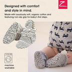 Zutano Organic Baby Booties Newborn Infant, Lost Baby Socks Solution, 18-24 - Image 2