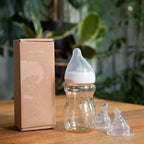 Minbie Newborn Breastfeeding Baby Bottle - Image 9