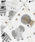 Lambs & Ivy Jungle Safari Elephant 3-Piece Mini Crib Bedding Set - Image 7