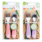 Munchkin® Raise™ Toddler Fork and Spoon Utensil Set, Rest Keeps Tip Off Table - Image 4