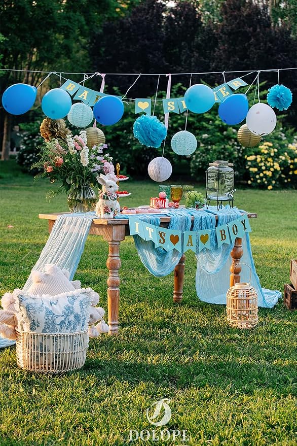 DOLOPL Baby Blue Baby Shower Decorations - Image 4