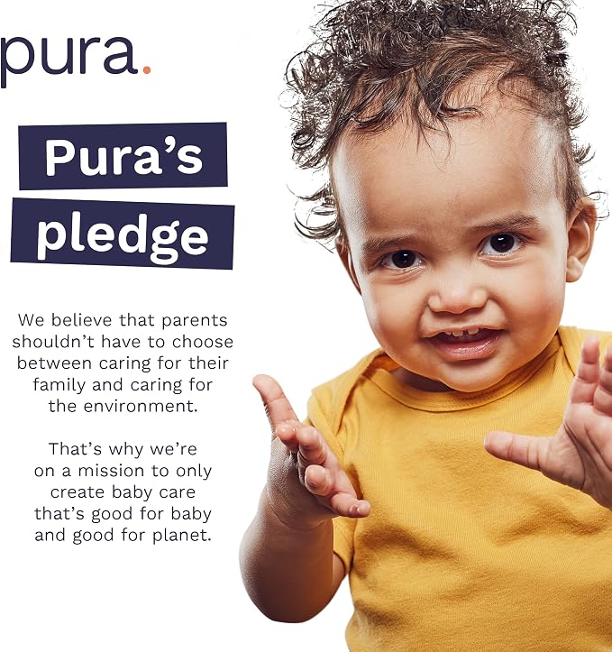 Pura Size 6 Eco-Friendly Diapers Totally Chlorine Free, Hypoallergenic - Image 8