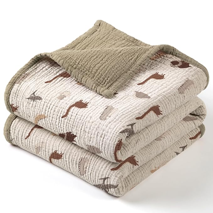 lulumoon Muslin Baby Blanket by Lulumoon