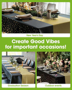 Pureegg Plastic Table Cloth Disposable 8 Pack, 54 x 108 Inch, Table Runner Style - Image 4