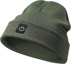 Baby Beanie Knit Ski Hat with Cute Face - Image 2