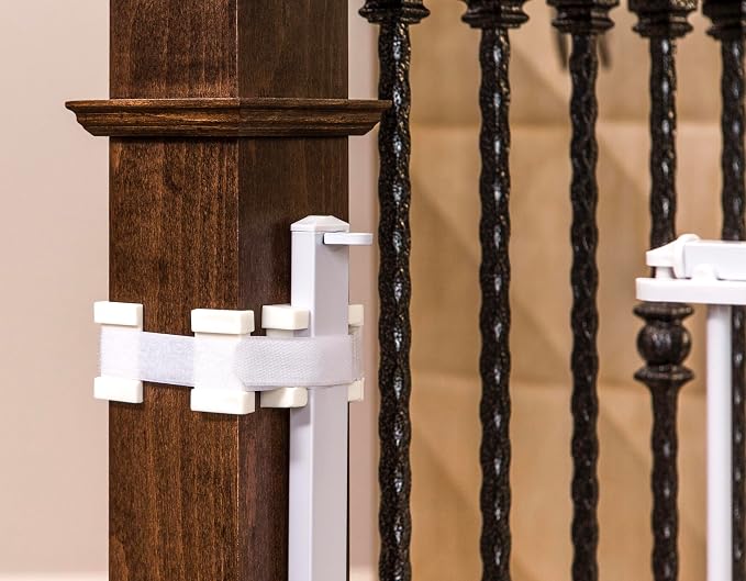 Regalo 2-in-1 Stairway and Hallway Wall Mounted Baby Gate, Bonus Kit, Includes - Image 3