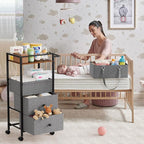 Baby Diaper Caddy Organizer Cart - Image 3