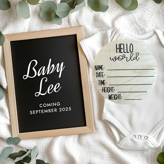 Baby Birth Announcement Sign for Hospital - Image 2