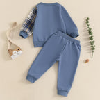 Toddler Baby Boy Fall Outfits Long Sleeve Crew Neck Pullover Sweatshirt + - Image 6