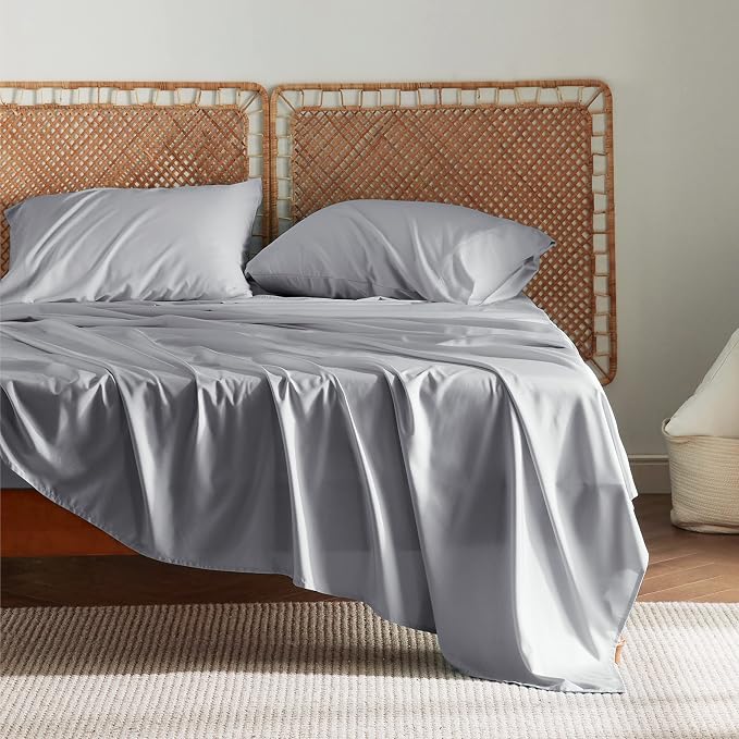 Bedsure King Size Sheet Set, Cooling Sheets King, Rayon Derived from Bamboo - Image 2