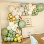 90pack Sage Green Balloons Different Size 18/12/10/5 Inch Olive Green Balloon - Image 6