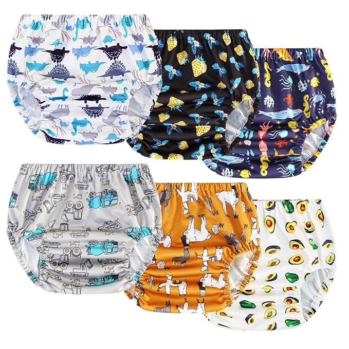 Joyo roy 6Pcs Waterproof Cloth Diaper Cover Reusable Plastic Training Pants by Joyoroy