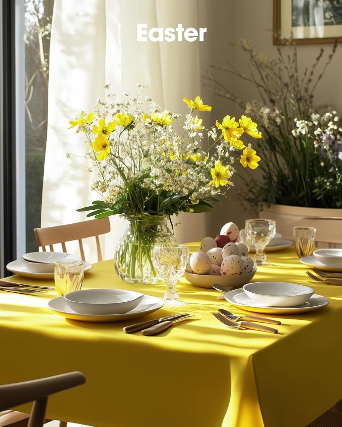 Pureegg Plastic Table Cloth Disposable 8 Pack, 54 x 108 Inch Table Cloths - Image 7
