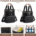 Breastmilk Cooler Bag with Ice Pack Fits 6 Baby Bottles Up to 9 Ounce, - Image 2