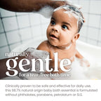 Burts Bees Baby Shampoo and Baby Wash Refill, Plant-Based Formula, - Image 4