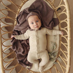 Organic Unisex Pointelle Receiving Swaddle Blanket - Image 8