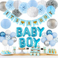 Ouddy Party Blue Baby Shower Decorations by OuddyParty