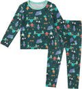 pureborn Baby Toddler Kids Viscose from Bamboo Pajamas Set Pjs 2pcs 18M-8Y by pureborn