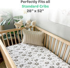 Baby Fitted Crib Mattress Sheets Set - Image 2