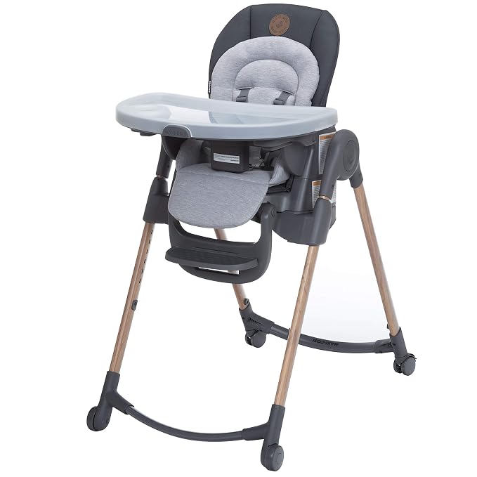 Maxi-Cosi 6-in-1 Minla High Chair, Essential Graphite by Maxi-Cosi