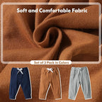 DREAM BUS Pack of 3 Toddler Jogger Pants - Image 5