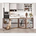 Vantas Folding Pet Gate 96" Wide, Freestanding Pet Gate, Puppy Safety Fence by Vantas