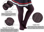 EPEIUS Baby Girl Tights Thick Cable Knit Leggings Stockings Cotton Pantyhose - Image 3