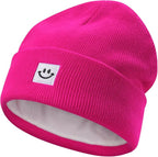 MaxNova 2 Pack Baby Beanie Fleece Lined Knit Toddler Hat - Image 3