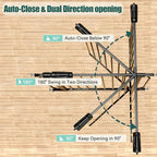 48-53 Inch Extra Wide Baby Gate, Walk Through Safety Gate - Image 5