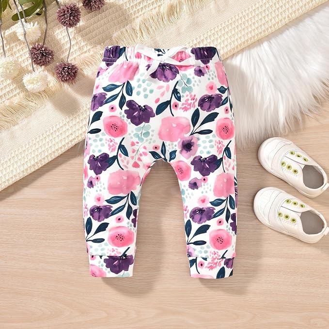 HINTINA Infant Baby Girl Knit Pullover Long Sleeve Sweater Outfits Fall Winter - Image 6