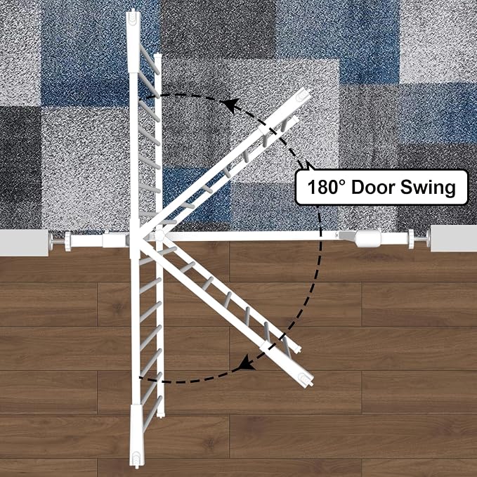 Extra Tall 40.55" Gate, 29.92-46.06" Extra Tall and Wide Dog Gate, Extra Wide - Image 6