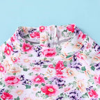 Infant Baby Girl Swimsuit One-Piece Long Sleeve Rash Guard - Image 4