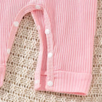 Aalizzwell Newborn Baby Ribbed Romper - Image 4