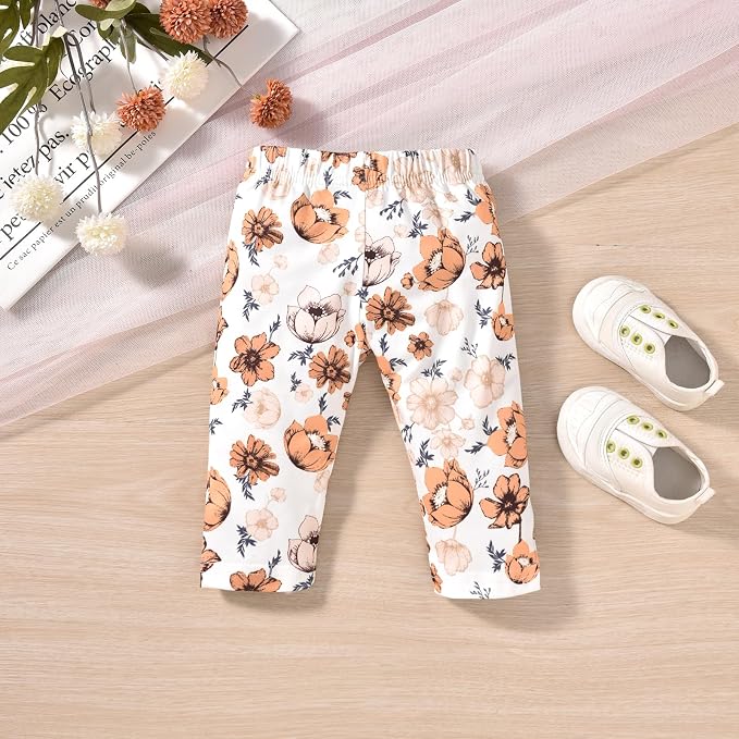 HINTINA Infant Baby Girl Long Sleeve Fall Winter Outfits - Image 6