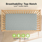 KeaBabies 2-Pack Muslin Crib Sheets - Image 4