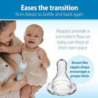 Dr. Brown’s Natural Flow Anti-Colic Options+Narrow 8oz/250mL Baby Bottle + - Image 4