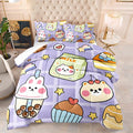 QOOMO Kawaii Bear Comforter Set by QOOMOHOME