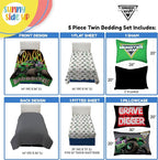 Sunny Side Up Monster Jam Twin Comforter Set - Image 3