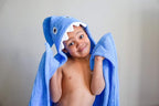 Hooded Baby Towel for Kids 2-8 | Large 100% Cotton Baby Shark Towel for Boys or - Image 4