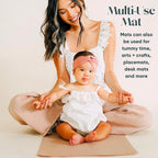 Ava + Oliver Vegan Leather Baby Changing Mat - Image 4