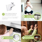 Skyla Homes Magnetic Cabinet Locks Baby Proofing Child Safety - Image 2