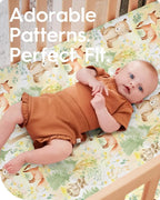 Crib Sheets Netural for Girls Boys, Premium Soft Crib Mattress Fitted Sheet - Image 3
