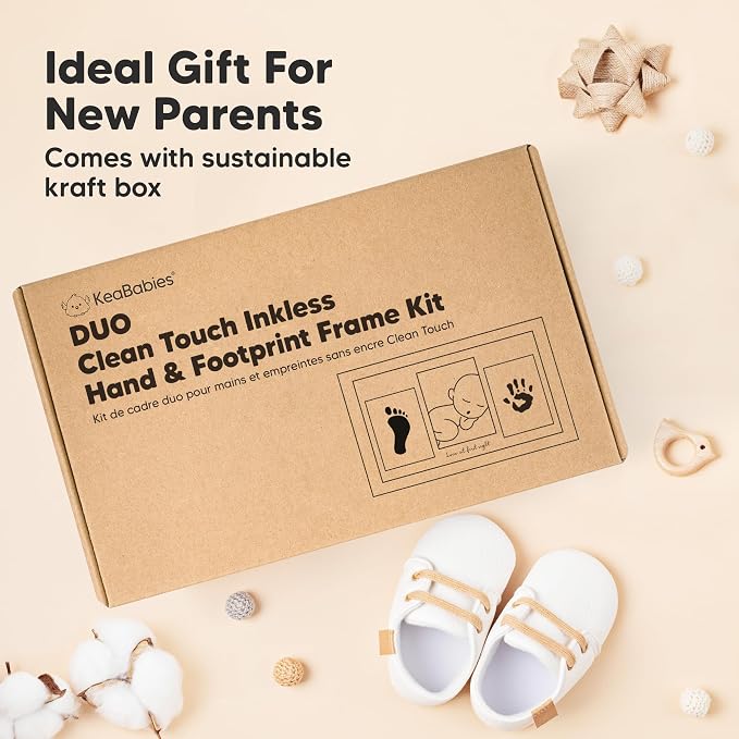 Inkless Baby Hand and Footprint Kit Boy, Girl - Image 9
